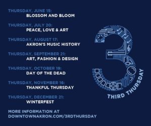 Summit Artspace is all in for 3rd THURSDAY in Downtown Akron! July 20 & Aug 17, 5-9 p.m.