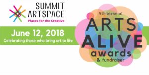 Join Summit Artspace for Arts Alive Awards and Fundraiser June 12 to celebrate contributions to local arts and culture; 16 categories for nominations; May 11 deadline
