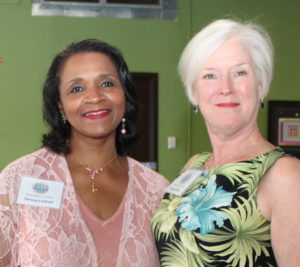 Honorary Co-chairs Teresa LeGrair of the Akron Community Foundation and Wendy Bolas of Leadership Akron