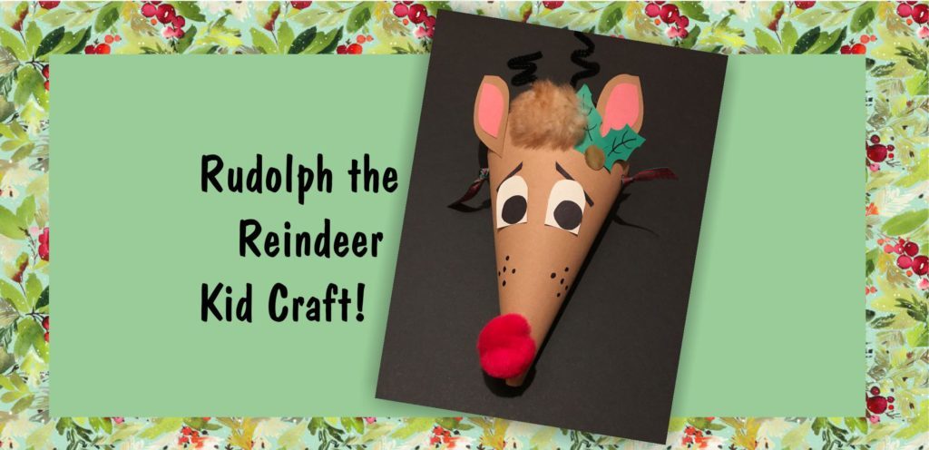 image of reindeer craft for Kaleidoscope workshop