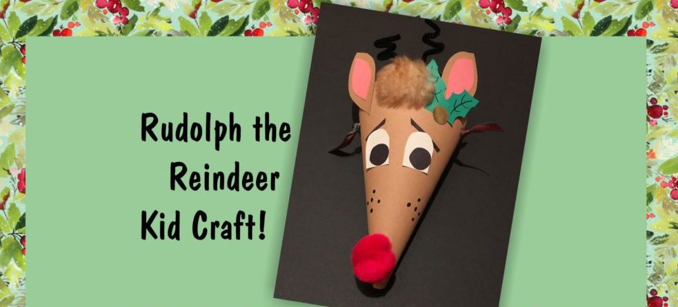 image of reindeer craft for Kaleidoscope workshop