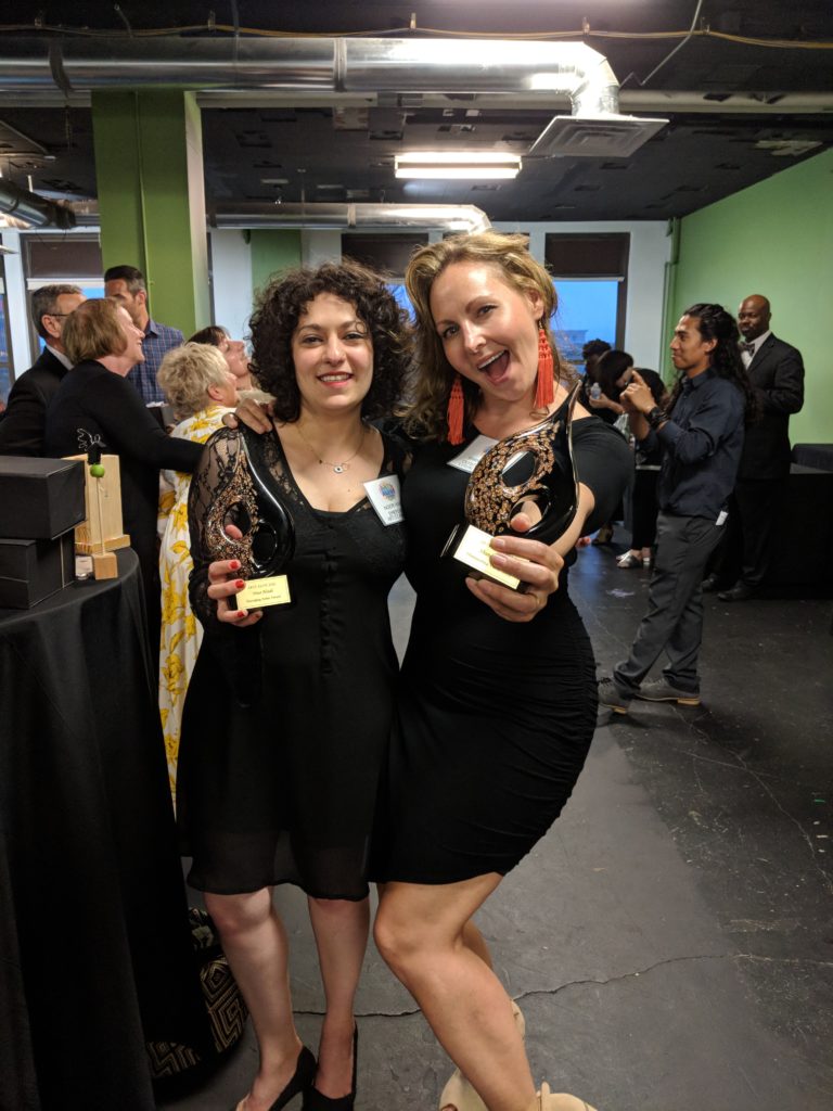 Noor Hindi and Shane Wynn, Winners Arts Alive 2019