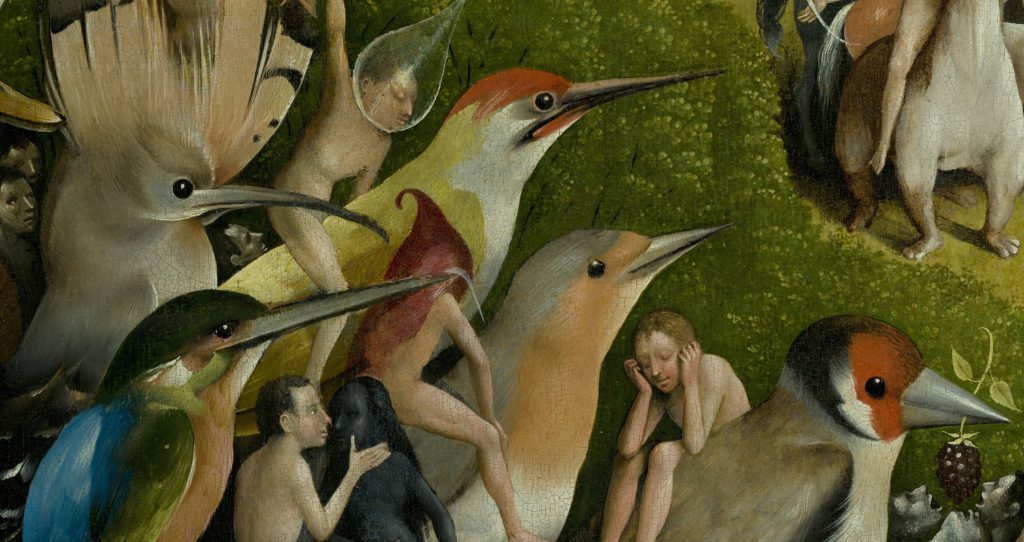 Boschian Detail from Garden of Earthly Delights by Hieronymus Bosch