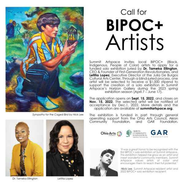 Call for Artists, See What is New! - Summit Artspace