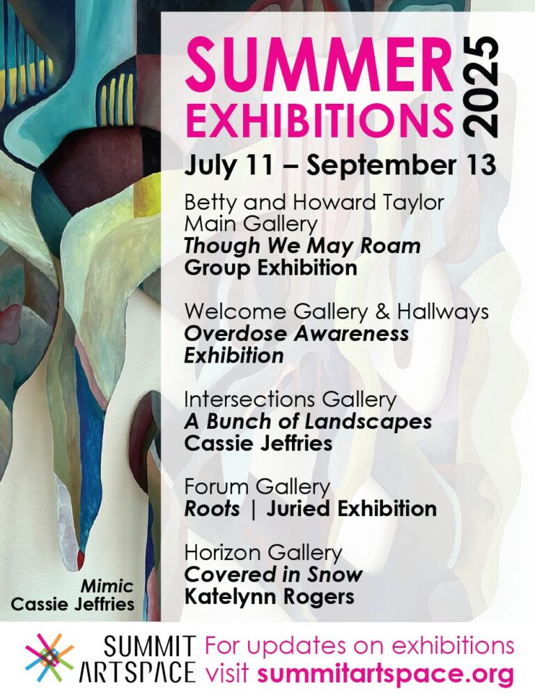 Abstract poster with text